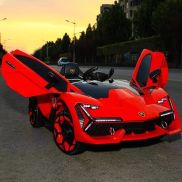 Xe ô tô điện đạp ga cho bé Lamborghini Aventador nel 603 3 động cơ có nhạc