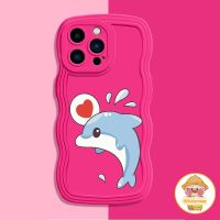 Soft and Cartoon Pattern Silicone Wavy Compatible for iPhone 14 12 13 XS X XR 7 8 Shockproof Casing