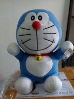 doll toy dolly ตุ๊กตา หมอนตุ๊กตา Doraemon ตุ๊กตา โดเรม่อน ผ้าทีคอต ท่านั่ง 16 นิ้ว ลิขสิทธิ์แท้ ตุ๊กตาหมอน น่ารักๆ ผ้านุ่ม ราคาส่ง