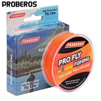 100M PRO BEROS Brand Pro Series Fly Line 20LB/30LB Yellow/Red Color Fly Backing Line 8 Weaves