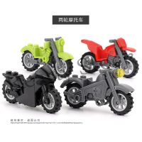 【hot sale】 ▦♠☂ B02 Compatible With Lego Minifigure MOC Small Particles Two-Wheeled Off-Road Motorcycle Doll Vehicle Assembled Building Block Accessories Toy