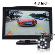 Màn Hình Lùi Xe Ô Tô LCD TFT 4.3 Inch Với Camera Chiếu Hậu