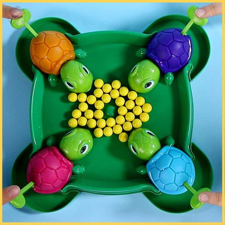 Hungry Turtle Board Games Turtle Snatching Bean Ball Game Kids 