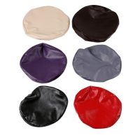 【CW】 Elastic PU Leather Round Stool Chair Cover Waterproof Pump Chair Protector Bar Beauty Salon Small Round Seat Cushion Sleeve