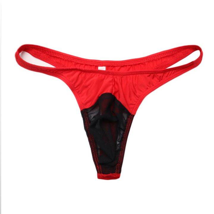 Men T hong Passionate SeeThrough Pants TightFitting LowRise Sexy