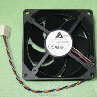 B80 Delta AUB0812HH 8025 80mm x 80mm x 25mm DC Brushless PWM Cooler Cooling Fan 12V 0.32A 4Wire 4Pin Connector