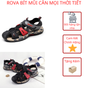 HCMGiày Sandal Bít Mũi Nam Xuất Khẩu Giày Rọ Mũi Nam Sandal Thể Thao RV27
