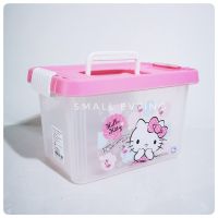 +โปรโมชั่นแรง Small Evting กล่องเอนกประสงค์ ลาย คิตตี้ hello kitty No.6641/6642 กล่องหูหิ้ว พร้อมล๊อกฝา กล่องเก็บของ ราคาถูก กล่อง กล่องเก็บของ กล่องพลาสติก อุปกรณ์จัดเก็บ กล่องใส่ของ