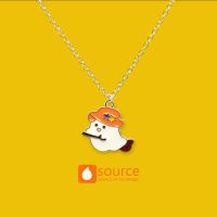 【HOT】☢▦ Necklace and Cartoon Ladies Colored Alloy Pendant Chain Student Childrens