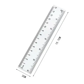 Supplies 4 Plastic Rulers, Bulk Shatterproof 12 inch Ruler for School, Home, or Office, Clear Plastic Rulers, 4Assorted Colors