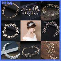 1 PcsคริสตัลHeadbandsผมอุปกรณ์เสริมHandmadeเครื่องประดับผมPearl Rhinestone Headสวมใส่เครื่องประดับผมสำหรับเจ้าสาวหญิง