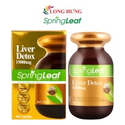 Viên uống Spring Leaf Liver Detox 15000mg hỗ trợ thải độc gan