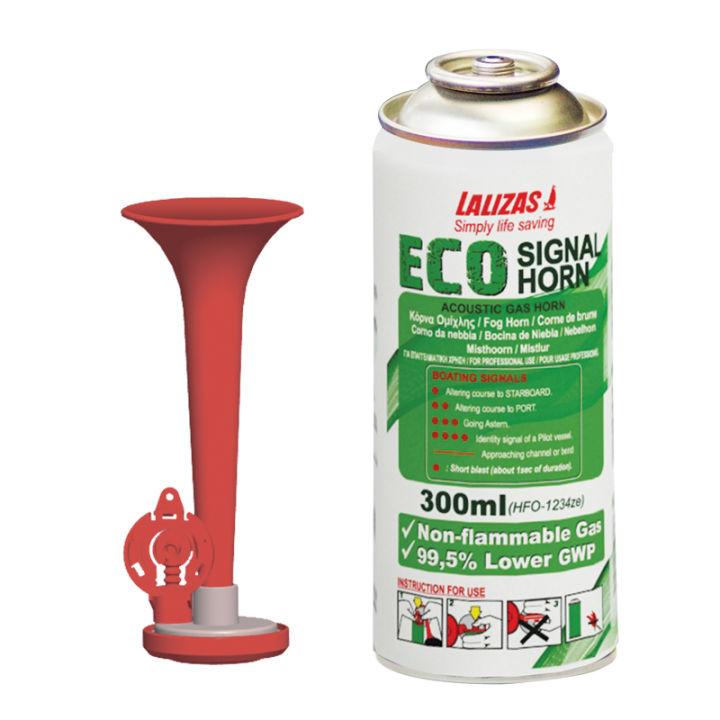 แตรลมกระป๋อง เสียงดังไกลในระยะ 1,500 เมตร Signal Horn Set ECO - 300ml