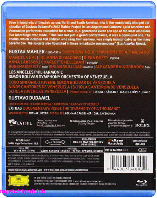 mahler-symphony-no-8-mahler-thousand-symphonies-dudamel-chinese-characters-blu-ray-bd25g