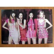 Poster tranh treo tường BLACKPINK - BORN PINK sẵn 3 ver