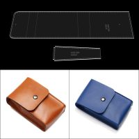 Leather DIY Craft Tool Hard Disk Bag Power Storage Bag Acrylic Template Mould Headphone Storage Sewing Pattern