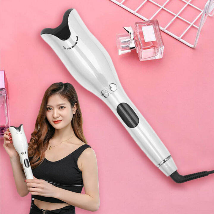 hair-curler-เครื่องม้วนผมอัตโนมัติ-ที่ม้วนผมลอน-ที่ม้วนผมอัตโนมัติ-ใช้ง่าย-ที่ม้วนผมไฟฟ้า-เครื่องม้วนผม-สีขาว-โรลม้วนผมไฟฟ้าautomatic-curling-ironod