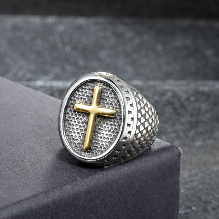 เครื่องประดับร้อน-trend-mens-titanium-steel-mens-cross-ring-แหวนนิ้วมือ-hip-hop-a0uh