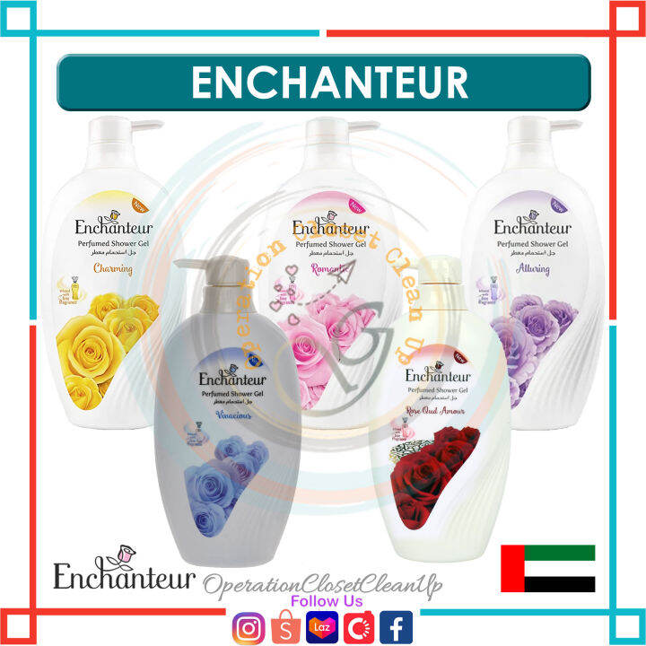🇦🇪 Enchanteur Perfumed Shower Gel, 500 ml Lazada PH