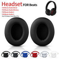 Replacement Ear Pads Leather Ears Cup Cushion for Beats Studio 2.0  Solo 2 3 Wireless wired Headphone Accessories Earpads for studio 2 3 แผ่นรองหูฟังสำรองสำหรับหูฟังไร้สาย Beats Solo 2 3