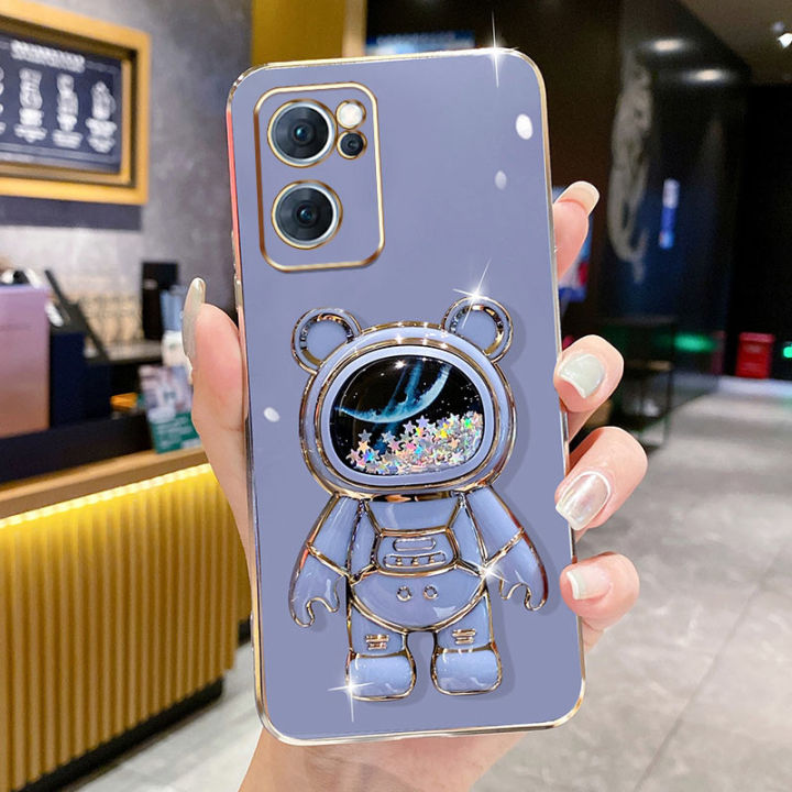 andyh-phone-case-oppo-reno-7-5g-find-x5-lite-reno-7-pro-5g-realme-9i-4g-a96-4g-k10-4g-6dstraight-edge-plating-quicksand-astronauts-who-take-you-to-explore-space-bracket-soft-luxury-high-quality-new-pr