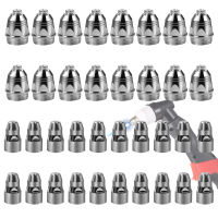 【YY】40pcs Premium P80 Plasma Cutter Machine Torch Consumable For CNC 80A IGBT P80 Plasma ch Accessories Nozzle Tip Electrode Kit