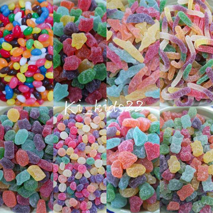 GULA JELLY 100gm/ ASSORTED SHAPE GUMMY CANDY/ MIXED FRUIT PASTILLES(HALAL) Lazada