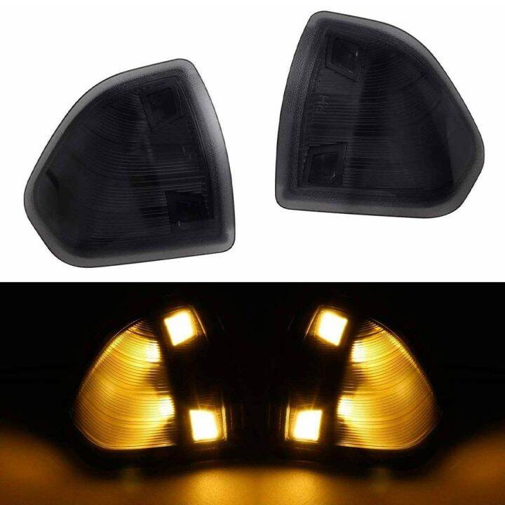 Universal LED Side Mirror Signals for Dodge Ram Trucks with Tow Mirrors