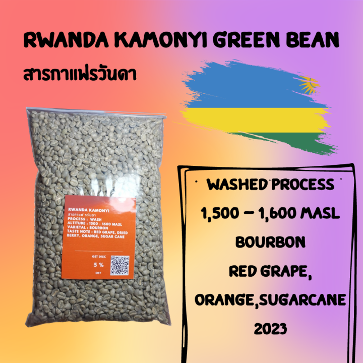 สารกาแฟ-รวันดา-rwanda-kamonyi-green-bean-wash-process