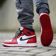 Giày Sneaker Air Jordan 1 Retro chicago  Giày J0rdan 1 đỏ trắng