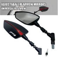 卍 Motorcycle Adjustabale Rearview Rear View Mirrors Side Mirror Accessories For YAMAHA FZ6 FZ6N FZ6S FZ6R FAZER S2 FZ 6 6N 6S 6R