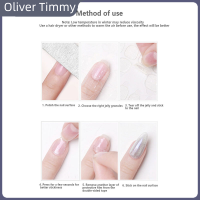 [Oliver Timmy] 240pcs transparent fake nails Pink Jelly กาวสองหน้า ultra-thin Tape