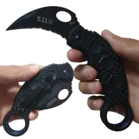 มีดพับ มีดคารัมบิต 5.11 Tactical Karambit Knives X14 ฟันเลื่อย ขนาด 6.3 นิ้ว (16 ซม.)