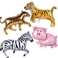 Tiger Lion Giraffe Zebra Horse Running Safari Animal Foil Balloon Elephant Helium Globos Kids Jungle Birthday Decor Babyshower Balloons