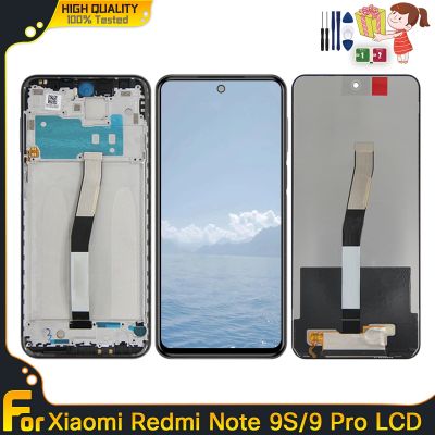 Origianl 6.67 LCD For Xiaomi Redmi Note 9S LCD Display Touch Screen Digitizer Assesmbly For Xiaomi Redmi Note 9 Pro LCD