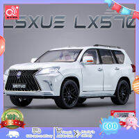 ของเล่นโมเดลรถลากจำลองโลหะผสมสำหรับเป็นของขวัญของ Lx570 Lexus