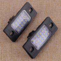 CITALL 1 Pair 18 LED Car White LED License Plate Light Lamp Fit for VW Golf Passat Tiguan Bora Touareg 1J5943021D