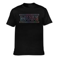 Novelty Tshirts Amplified Muse Rainbow Logo Funny Pattern Printed Tee