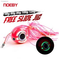 ✿❒ Noeby Kabura Fishing Lure 40g 60g 80g 100g 120g Tenya Sea Jig Head Tai Rubbler Skirt for Snapper Saltwater Boat Fishing Lures