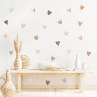 Boho Hearts Creative Wall Sticker For Children Baby Girls Boys Room Nursery Wall Art Decals Vinyl Mural Kids Bedroom Home Decor Wall Stickers  Decals