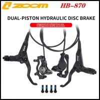 ZOOM HB-870 HB-875 2 Pistons Bicycle Hydraulic Brake Mountain Bike Disc Brake Front 800mm / Rear 1400mm Mtb Brakes Hydraulic Set