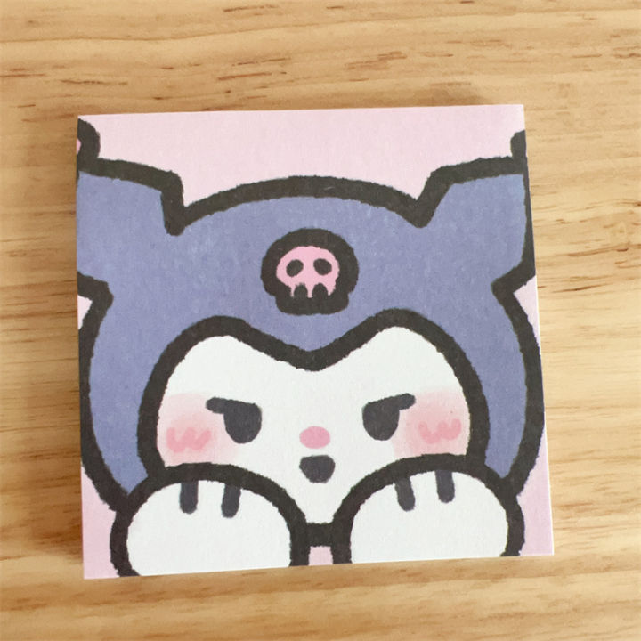 sanrio-kuromi-hellokitty-cinnamon-pochacco-sticky-note-cute-post-it-notes-cartoon-cute-post-it-notes-message-notes