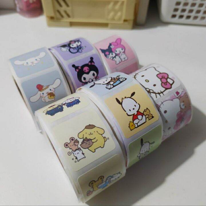 25PCS Sanrio Stickers Kuromi Hello Kitty My Melody Cinnamoroll ...