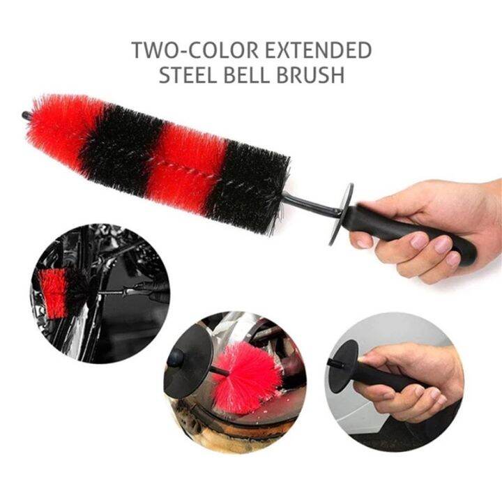 lengthen-car-clean-accessories-43cm-car-wash-brush-car-truck-motor-engine-grille-wheel-wash-brush-car-cleaning-tool