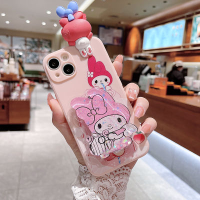 ตุ๊กตาการ์ตูนน่ารักเคสโทรศัพท์สำหรับ iPhone13 kulomi ขาตั้งโทรศัพท์สำหรับ iPhone12/11pro MAX kulomi เคสโทรศัพท์สำหรับ iPhone8plus Melody Quicksand ขาตั้งเคสโทรศัพท์สำหรับ iPhonexsmax