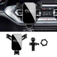 ❄❈⊕ Gravity Auto Phone Holder Car Air Vent Clip Mount Mobile Phone Holder For Fiat 500 Punto For Abarth Stilo Palio Bravo Doblo