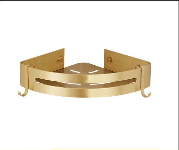 Bathroom Shelving Corner Shelf Wall Mounted Bathroom Shelf Brushed Gold