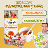 Trà gạo lứt đông trùng hạ thảo - Trà túi lọc hũ 20 gói - bếp chè thái
