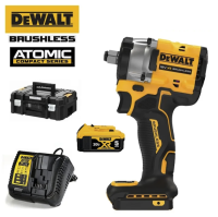 DEWALT ?? บล็อกกระแทกไร้สาย 20V Max ขนาด 1/2" รุ่น DCF921P1-B1 ไร้แปรงถ่าน ( พร้อมแบตเตอรี่ 5.0Ah ) อุปกรณ์เครื่องมือช่าง งานช่าง ดีวอลท์