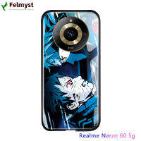 สำหรับ Realme 11 5G Realme Narzo 60 5G หรูหราอนิเมะนารูโตะซีรีส์ Sasuke Kakashi ปลอกกันกระแทกปกอ่อน